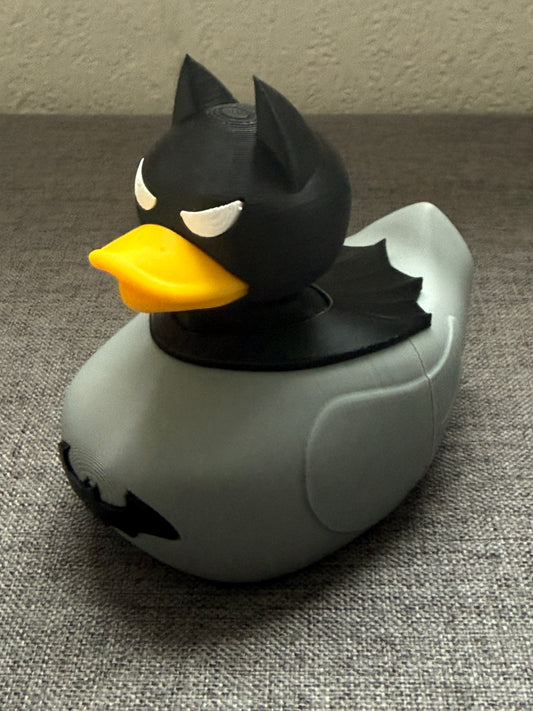 3D Printed Batduck Figure | Dark Knight Duck Collectible | Desk Decor Gift