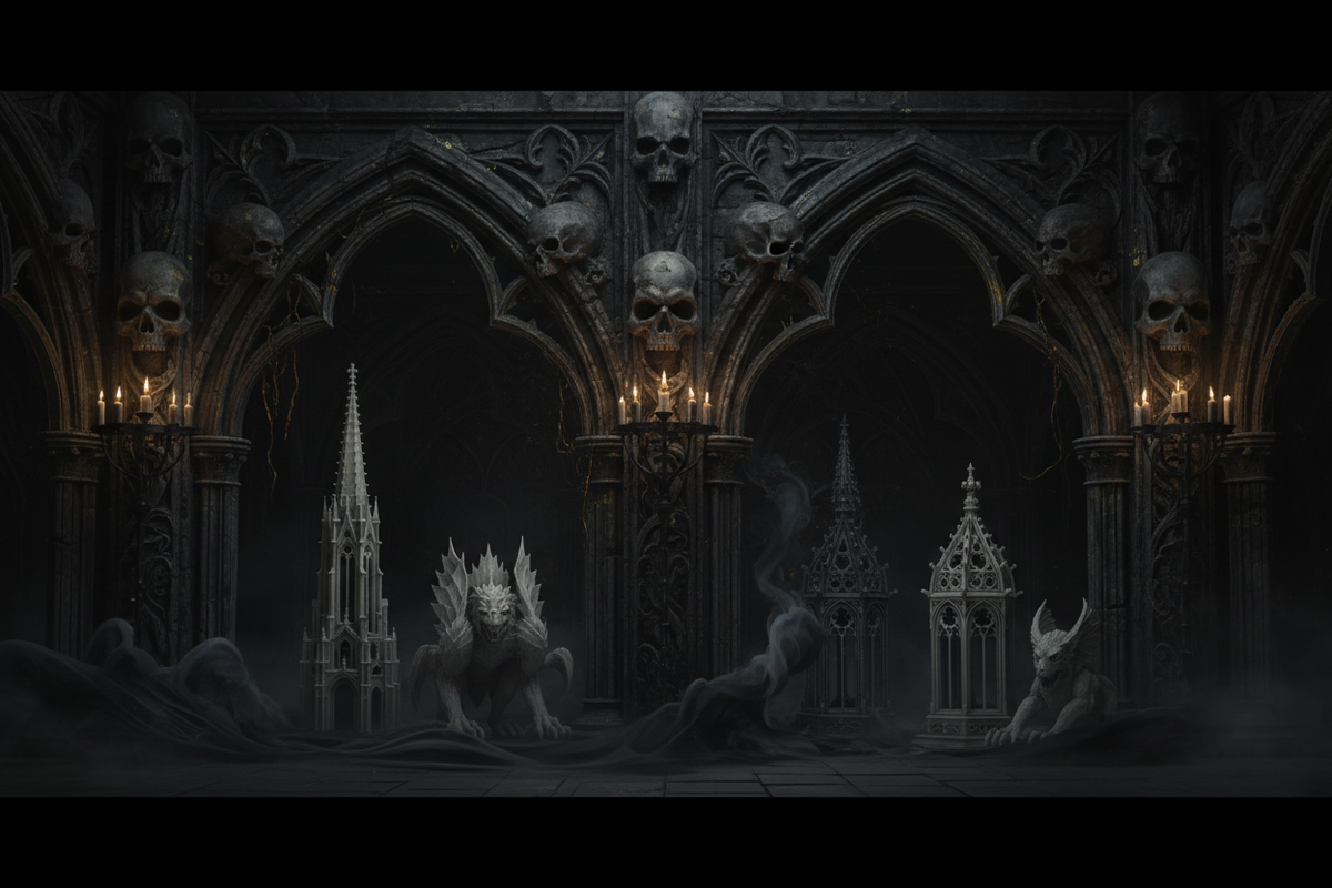 Akshan Designs Gothic Collection Banner