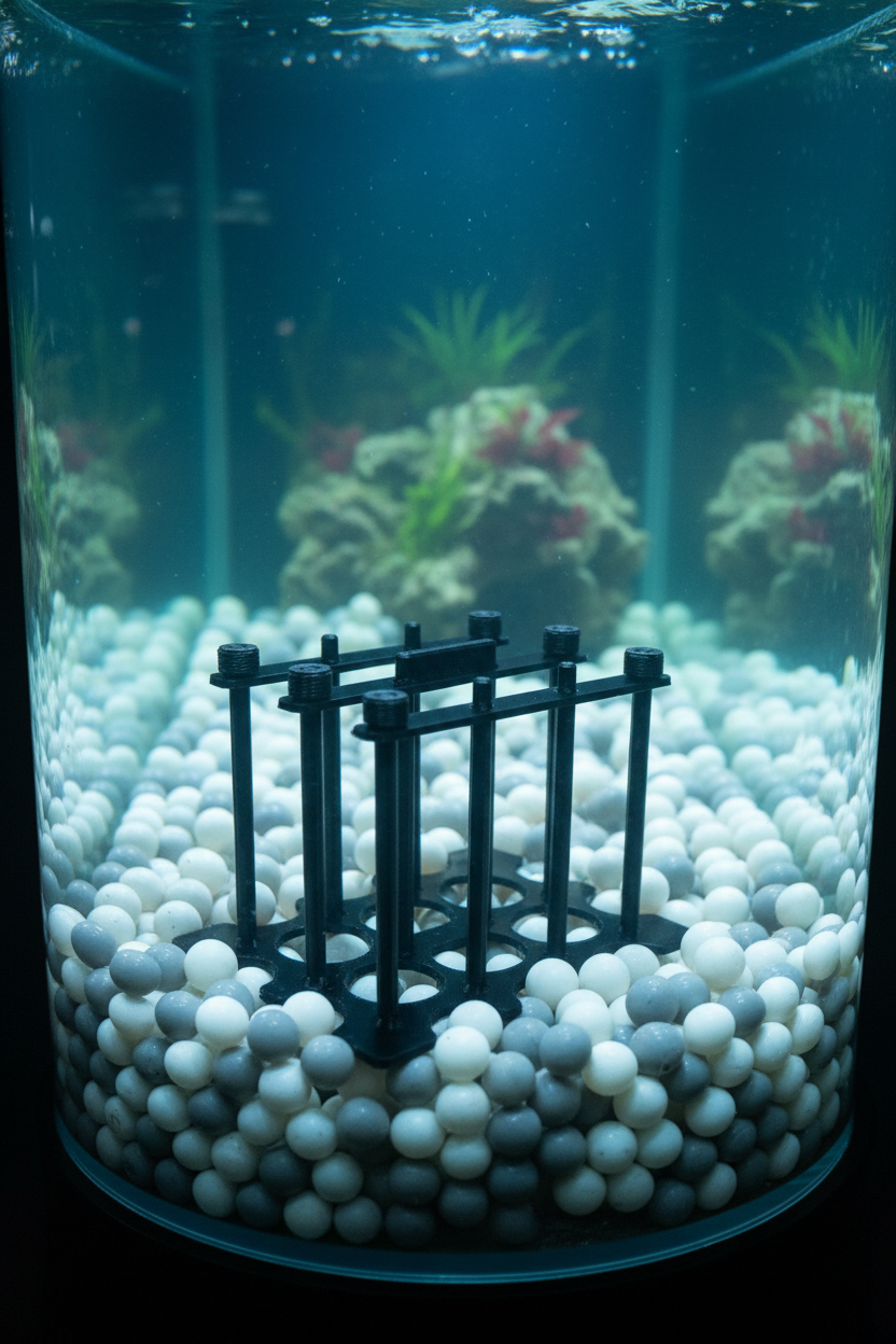 Maxspect / Mantis Bio-Sphere Bio-Ball Holder (4x3 Pegs) - Marine Safe PETG 3D Printed