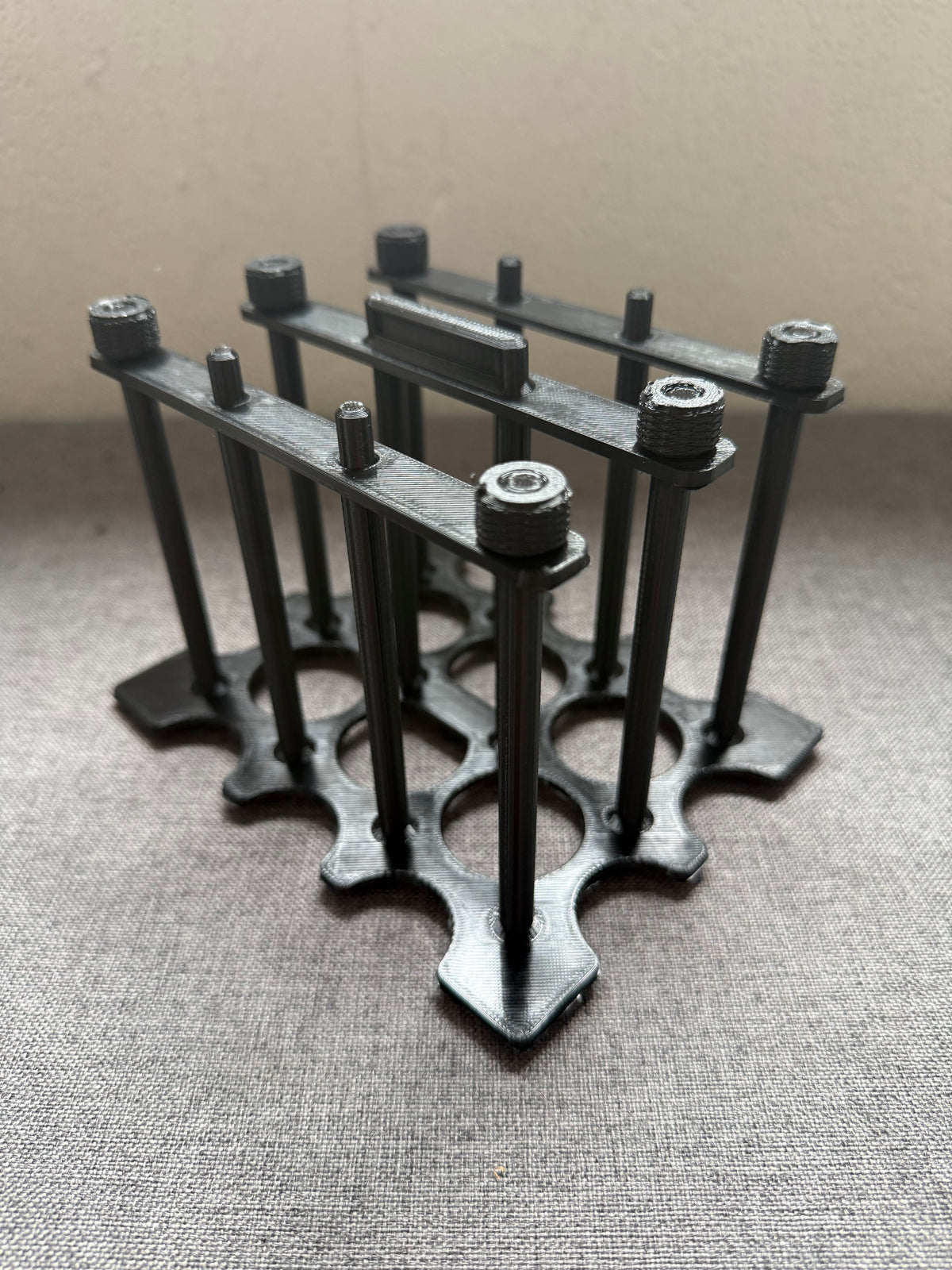 Maxspect / Mantis Bio-Sphere Bio-Ball Holder (4x3 Pegs) - Marine Safe PETG 3D Printed